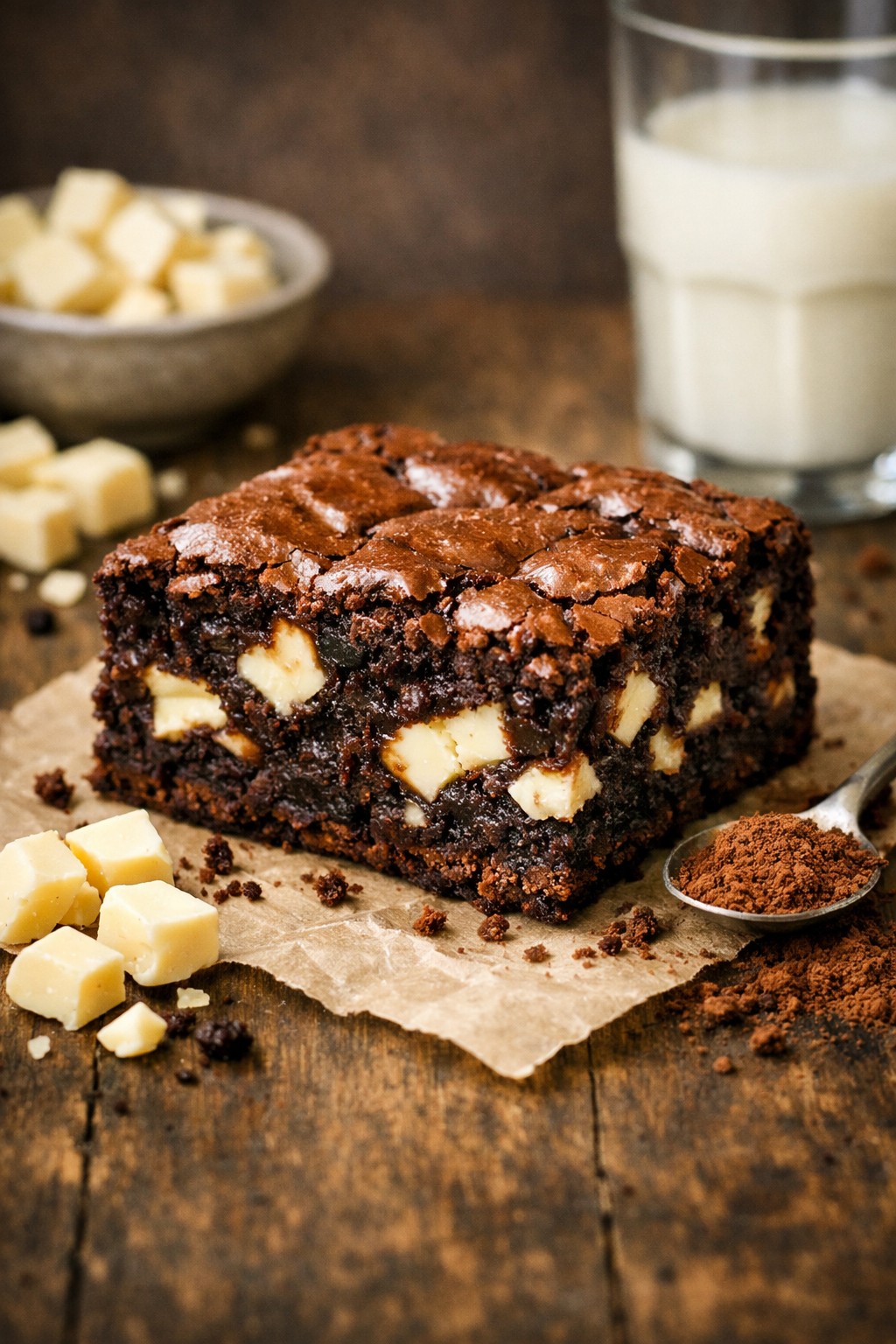 BEYAZ ÇİKOLATALI BROWNIE 
