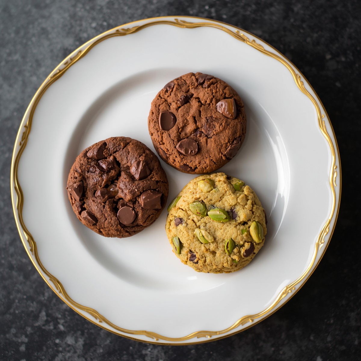 Kakaolu,Klasik,Antep Fıstıklı Cookie 